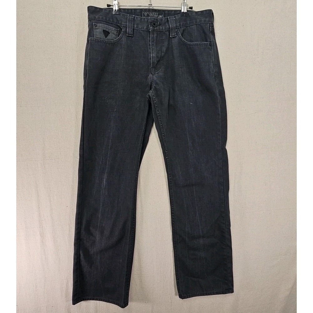 Guess Los Angeles Desmond Relaxed Fit‎ Jeans Mens 33x32 Faded Black M2301220T40